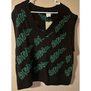 No Fear X H&M Fuzzy Sweater Vest